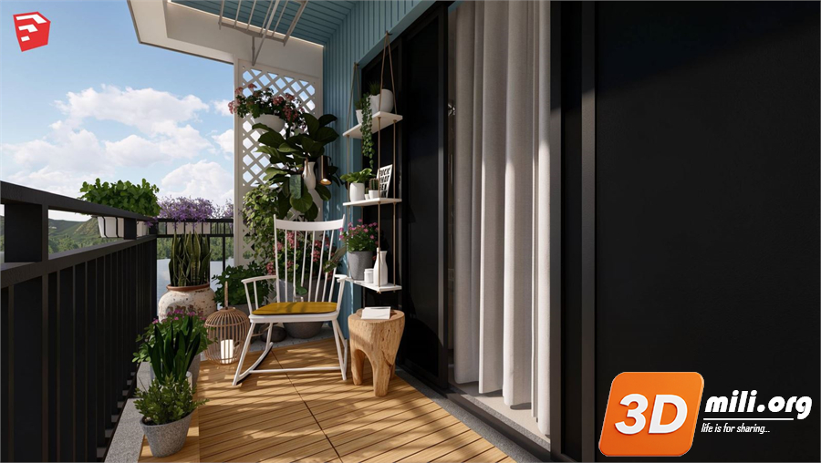 Balcony Skp Files